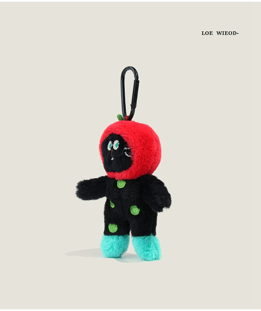 Red Hood Cat Plush Keychain