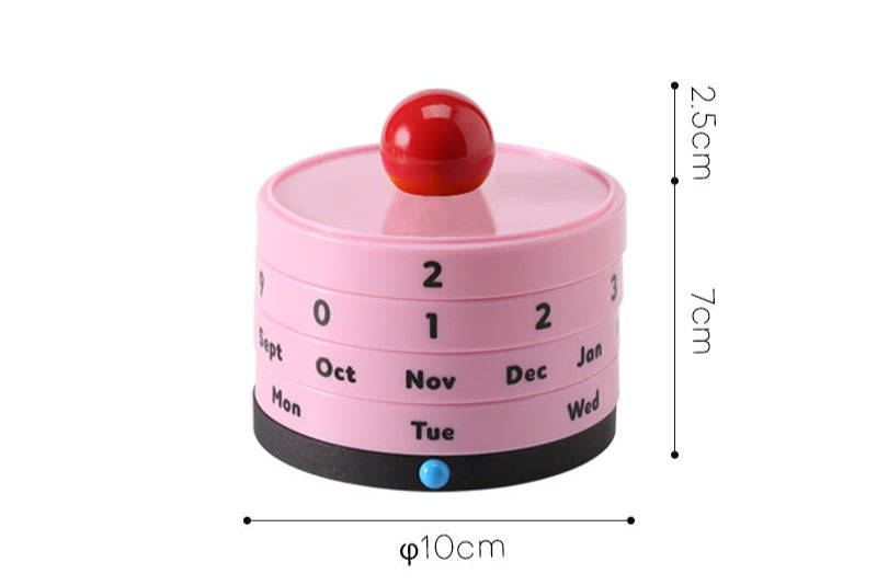Retro Rotating Perpetual Calendar