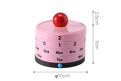 Retro Rotating Perpetual Calendar