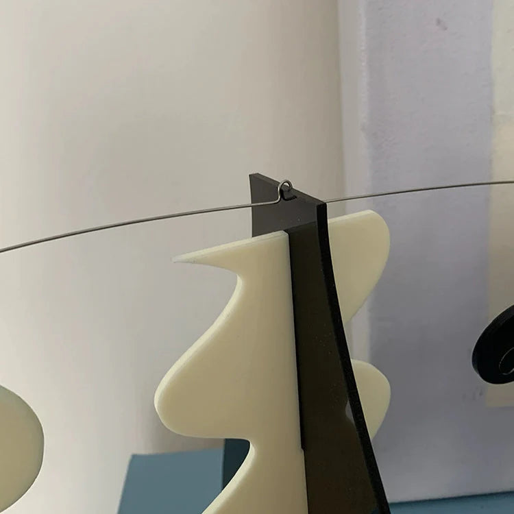 Simple Bauhaus geometric acrylic table top sitting living room dynamic Calder balance decoration ornaments soft decoration