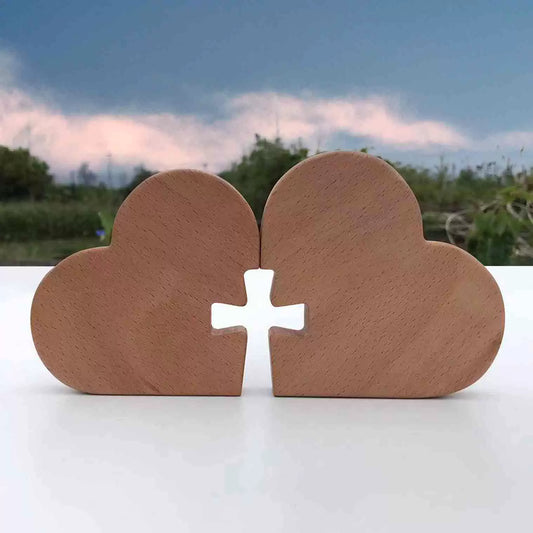 Love is a beech + black walnut wedding gift, birthday, Valentine's Day and other anniversaries