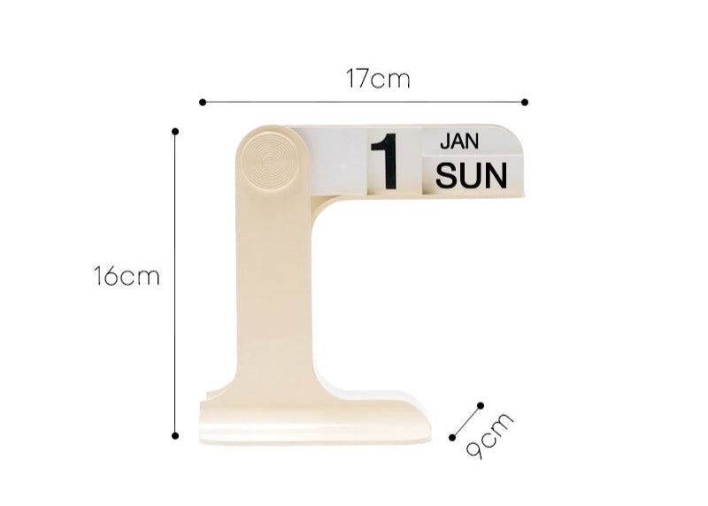 Nordic Retro Flip Desk Calendar