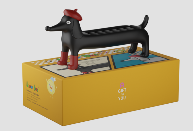 Dachshund Dog Ring Holder