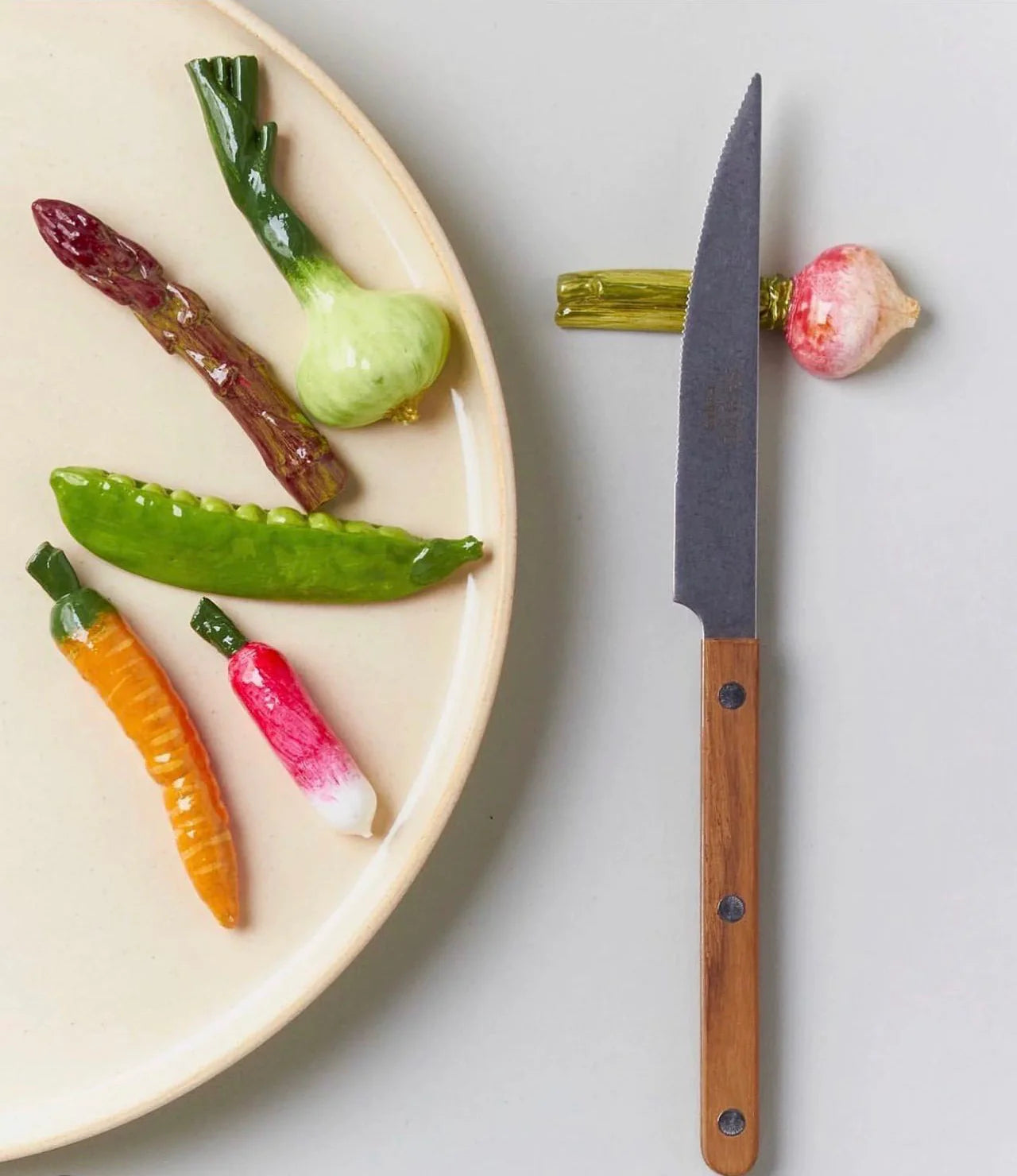 Shinymomo creative ins vegetable ornaments, chopstick rests, chopstick holders, tableware storage, bloggers, fridge magnets, gifts