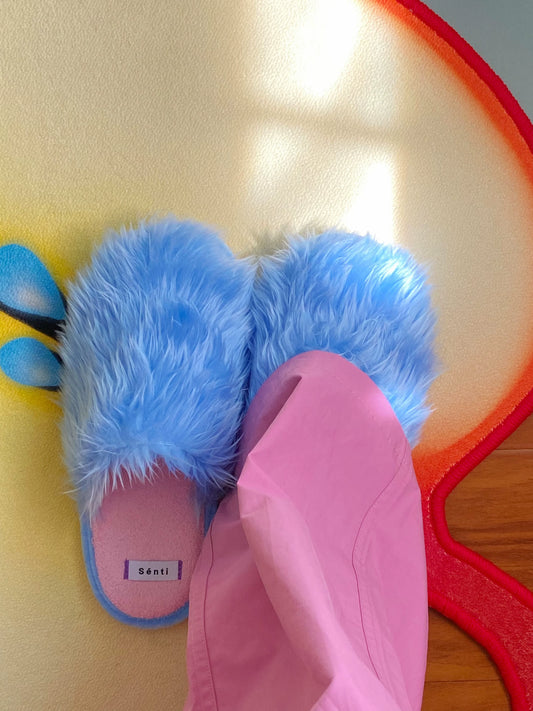 Fluffy Pastel Indoor Slippers
