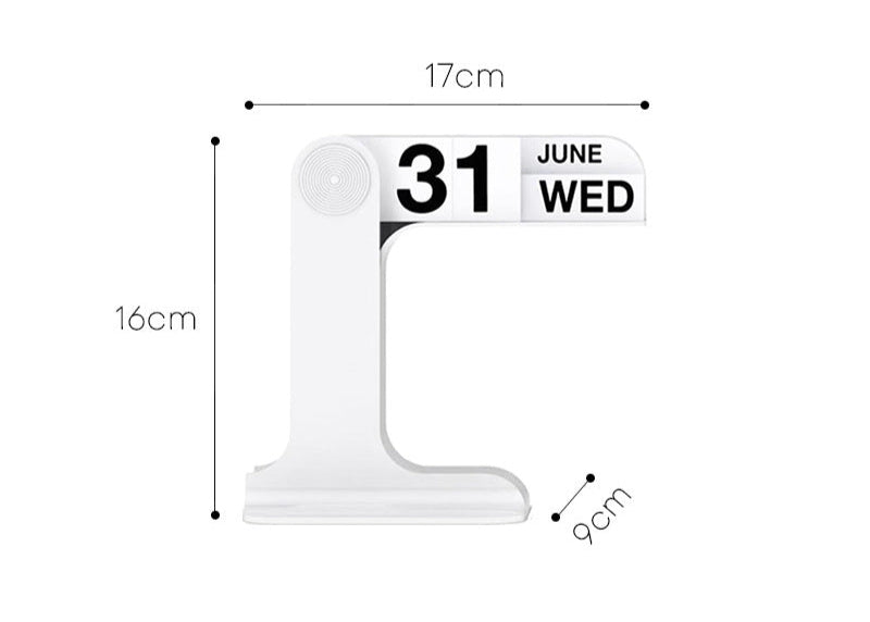 Nordic Retro Flip Desk Calendar