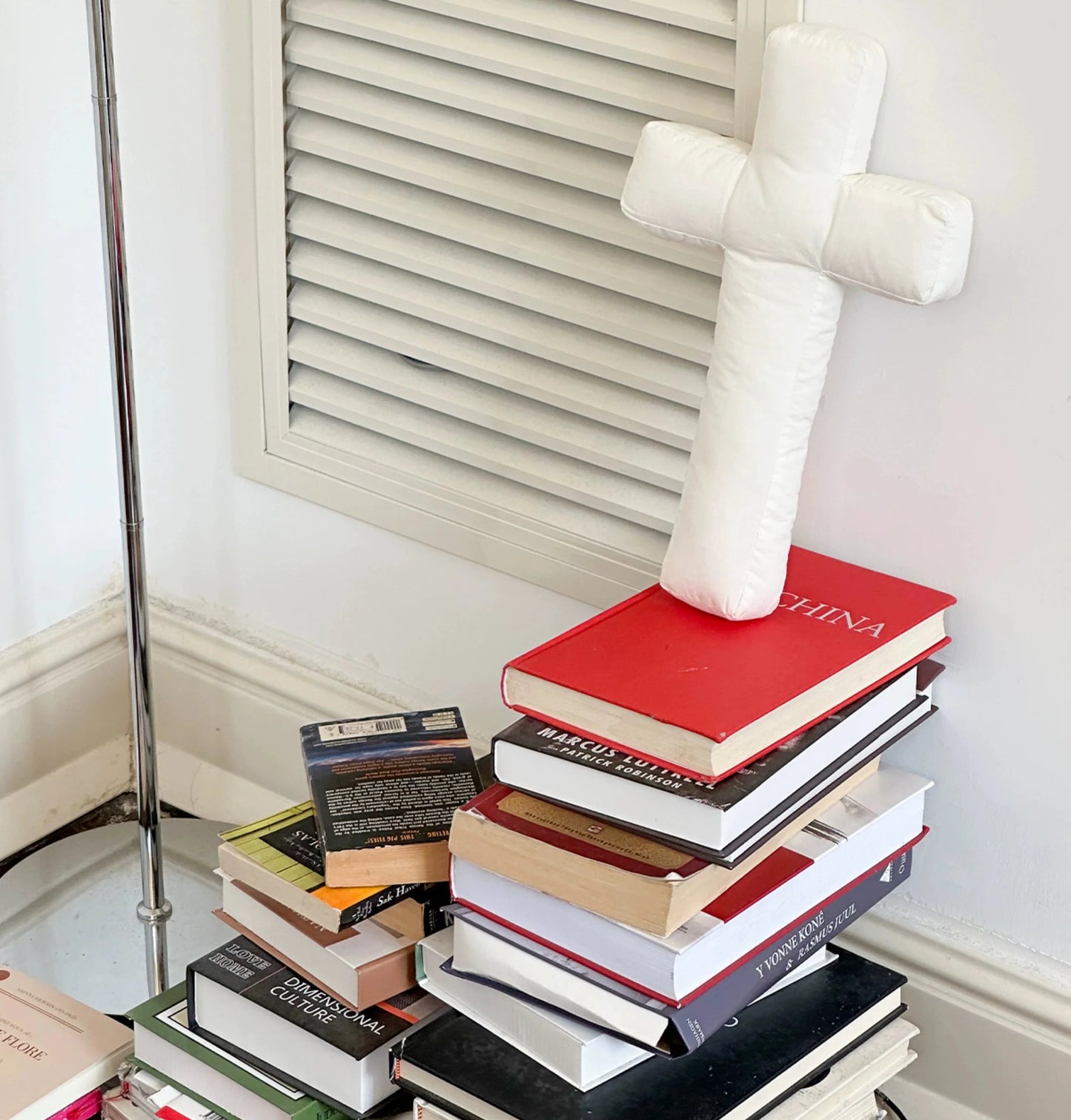 Soft Fabric Cross Cushion – Wall Decor & Hug Pillow