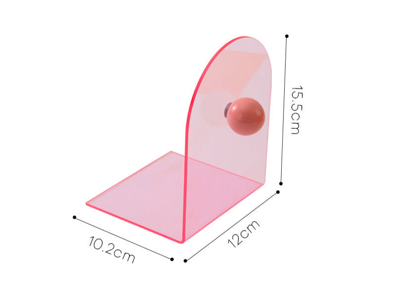 Color Dot Acrylic Bookends