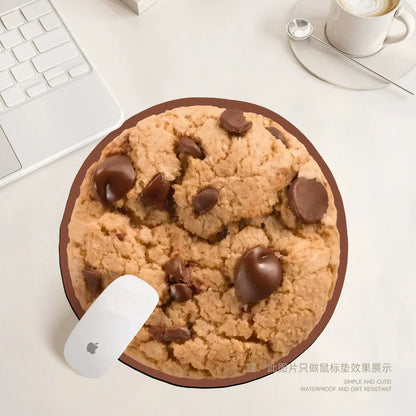 Pancake & Cookie Leather Mouse Pad