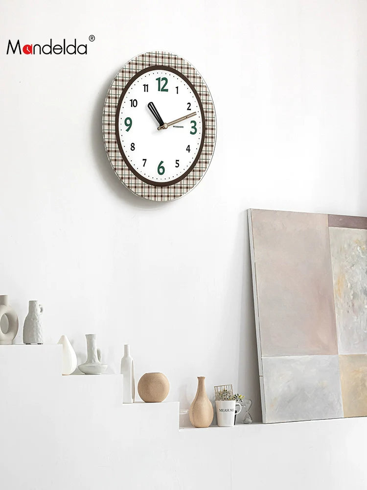Grid Whisper Wall Clock