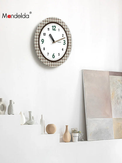 Grid Whisper Wall Clock