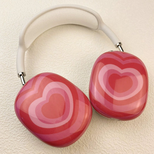 ins sweet and spicy pink love airpodsmax cover over-the-ear for apple bluetooth headset apm case max protective cover airmax accessories airpodmax ear cups