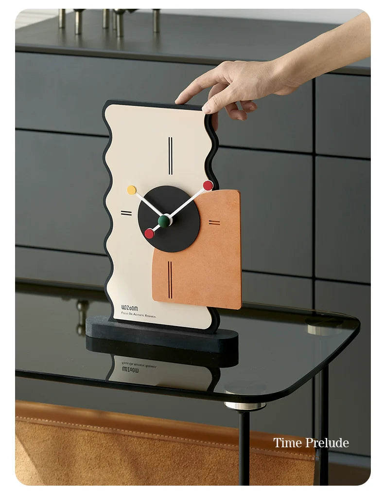Wavy Edge Desk Clock