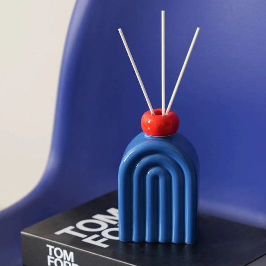 Matisse-Inspired Rainbow Ceramic Diffuser Bottle