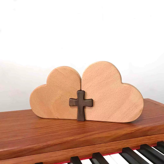 Love is a beech + black walnut wedding gift, birthday, Valentine's Day and other anniversaries