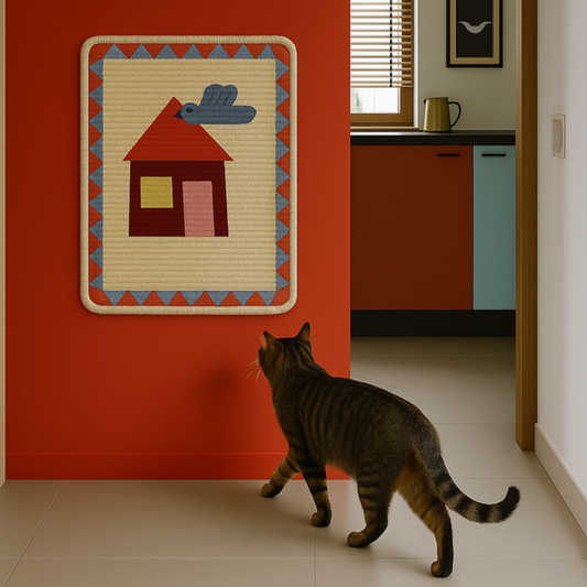 Stick-On Cat Scratch Pad