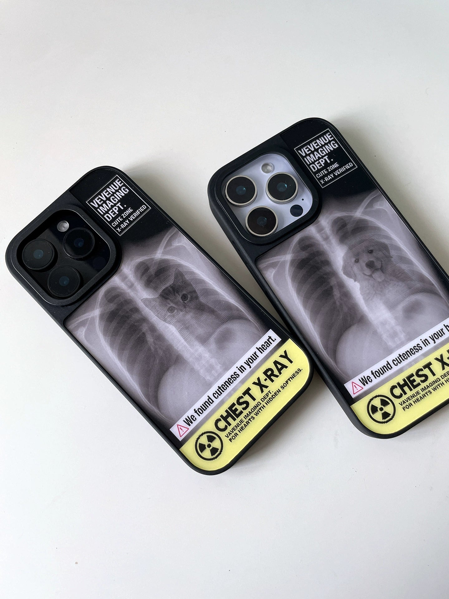 X-Ray iPhone Case with Hidden Dog or Cat