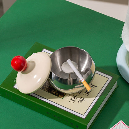 Retro Ball Stainless Steel Ashtray