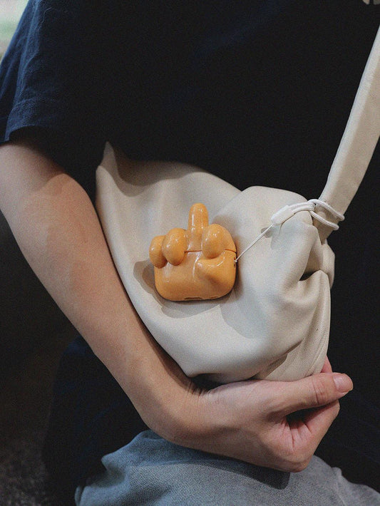 Creative Middle Finger AirPods Case