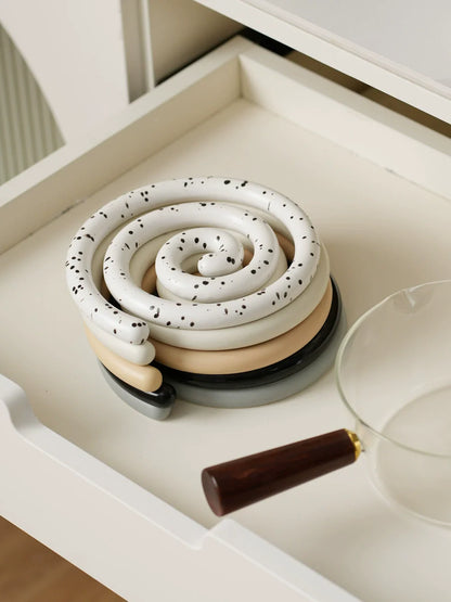 Spiral Ceramic Trivet