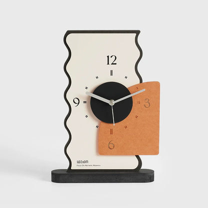 Wavy Edge Desk Clock