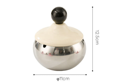 Retro Ball Stainless Steel Ashtray