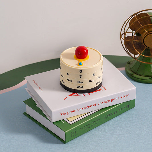 Retro Rotating Perpetual Calendar