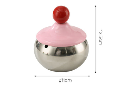 Retro Ball Stainless Steel Ashtray