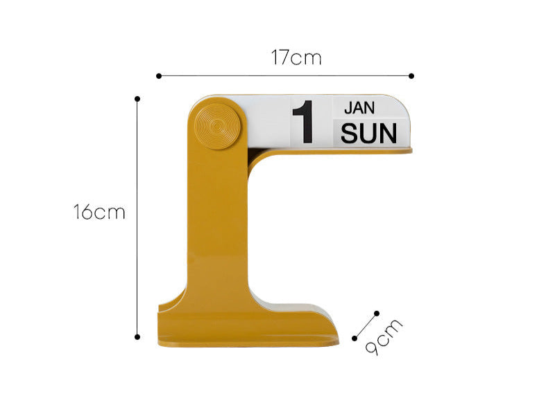 Nordic Retro Flip Desk Calendar