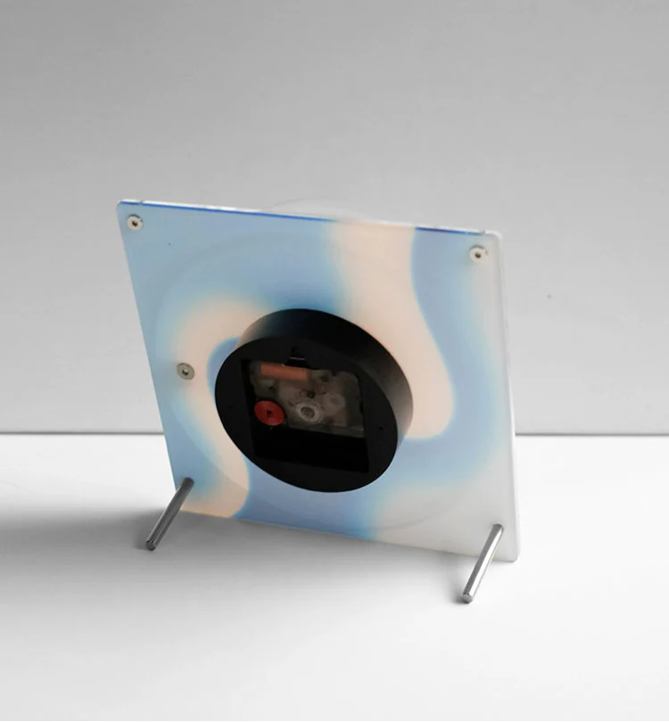 Space Age Gradient Dome Clock