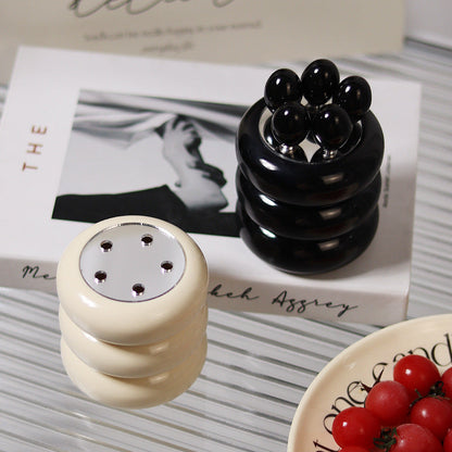 Tomato-Shaped Picks & Round Storage Holder