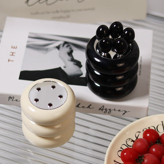 Tomato-Shaped Picks & Round Storage Holder