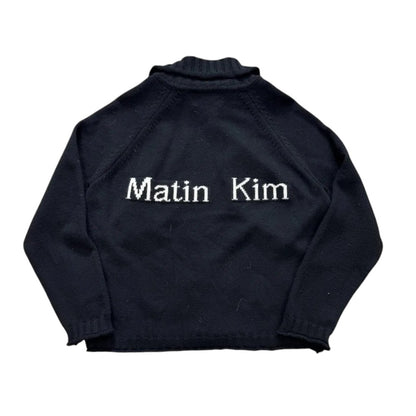 Matin Kim Knit Zip-Up (Size M)