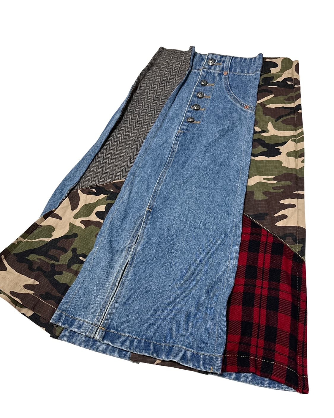 Andersson Bell Detailed Denim Long Skirt (Size 27)
