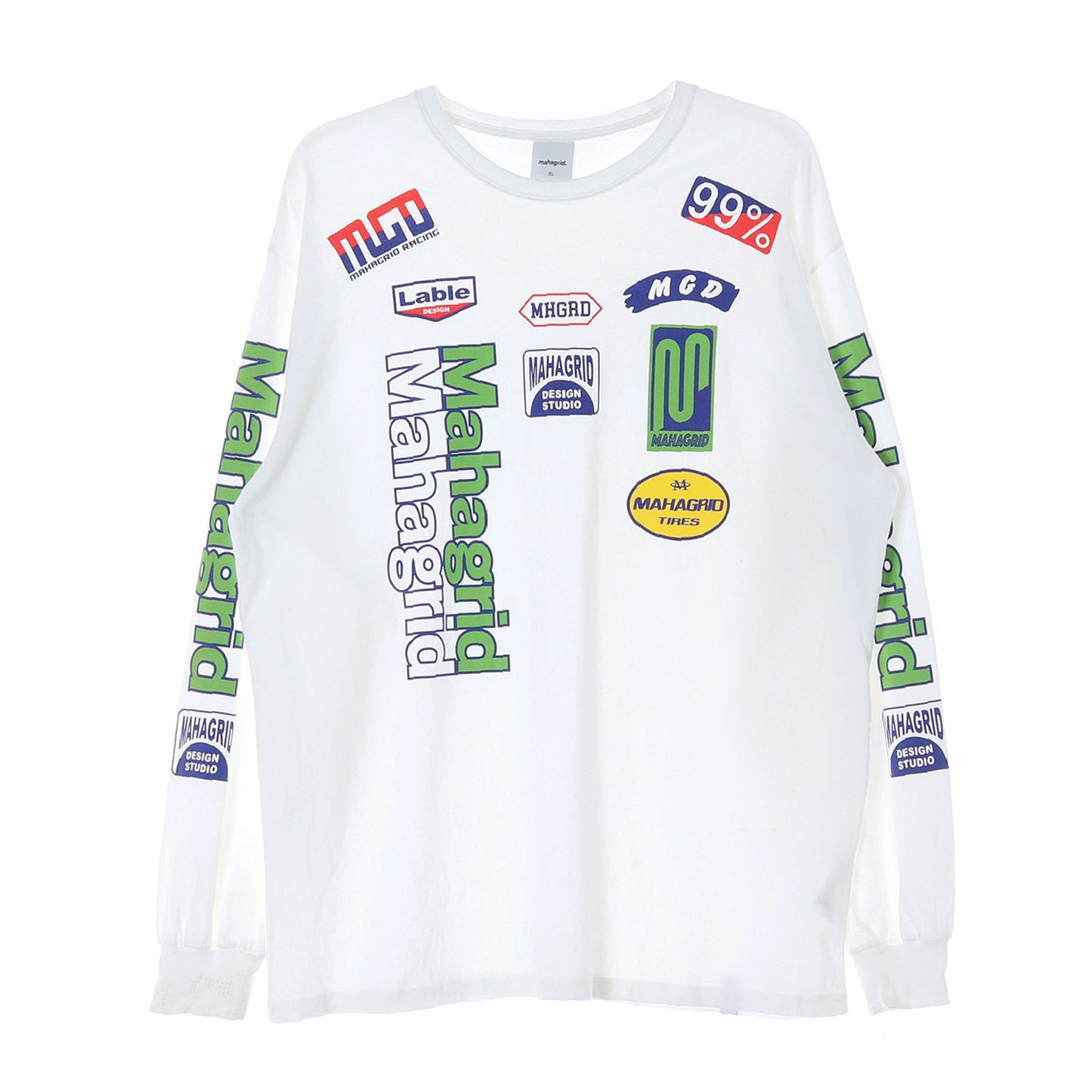 Mahagrid White Sweatshirt (XL)