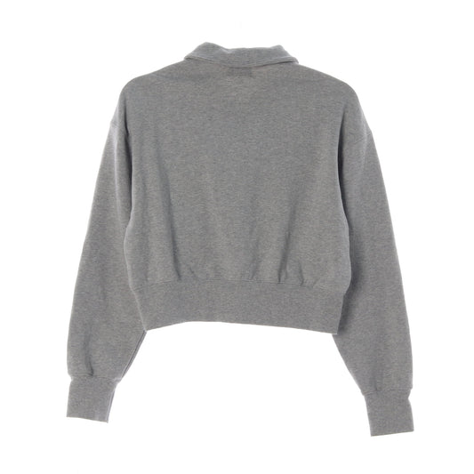 Marithé François Girbaud Grey Zip-Up Polo Shirt (M)