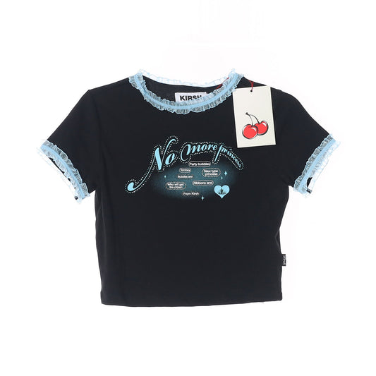 KIRSH Black Cotton T-Shirt (S)