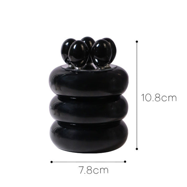 Tomato-Shaped Picks & Round Storage Holder