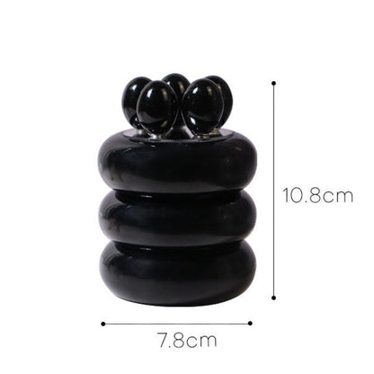 Tomato-Shaped Picks & Round Storage Holder
