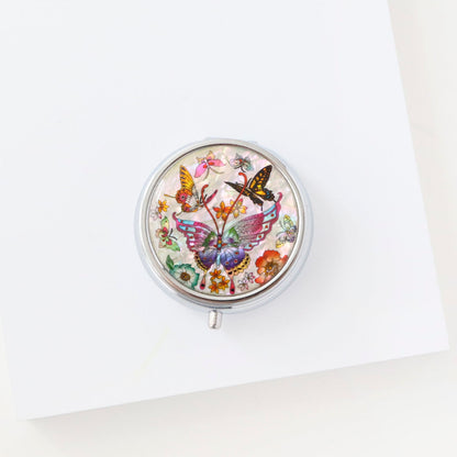Pearl Compact Pill & Jewelry Case - Small
