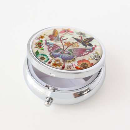 Pearl Compact Pill & Jewelry Case - Small