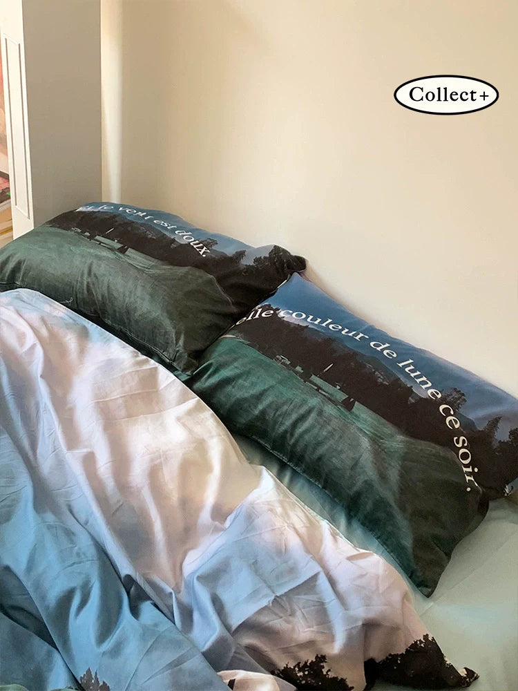 Smooth high-density cotton fabric with soft silk-like finish