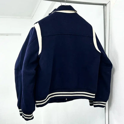 Marithe François Girbaud Wool Varsity Jacket (Size M)