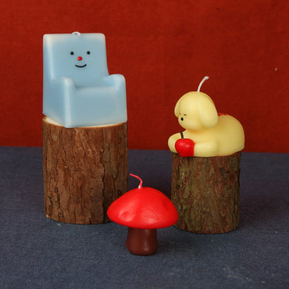 Complete candle gift set displayed on a table