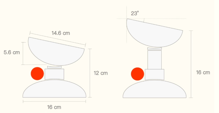 Adjustable Tilt Pet Bowl