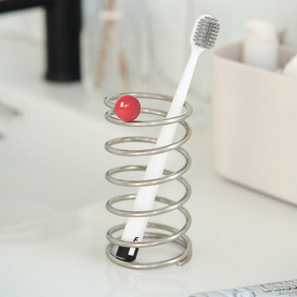 Size and structure details of the spring-shaped stainless holder