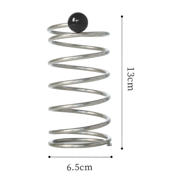 Four styles of spiral holders: cherry wood, walnut wood, red ball, black ball