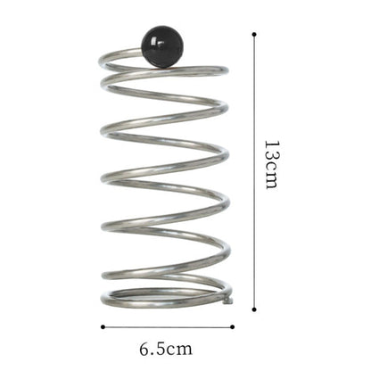 Four styles of spiral holders: cherry wood, walnut wood, red ball, black ball