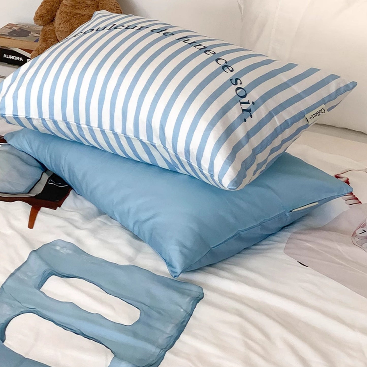 Soft cotton blend fabric texture
