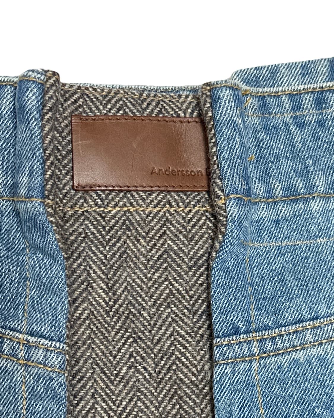 Andersson Bell Detailed Denim Long Skirt (Size 27)